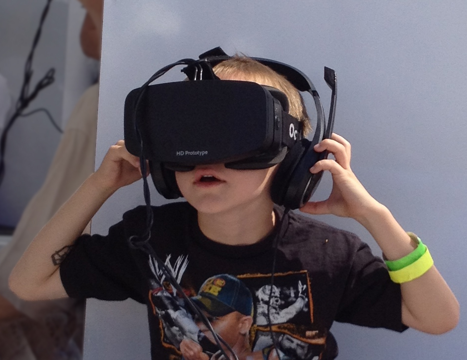 realidade virtual - criança