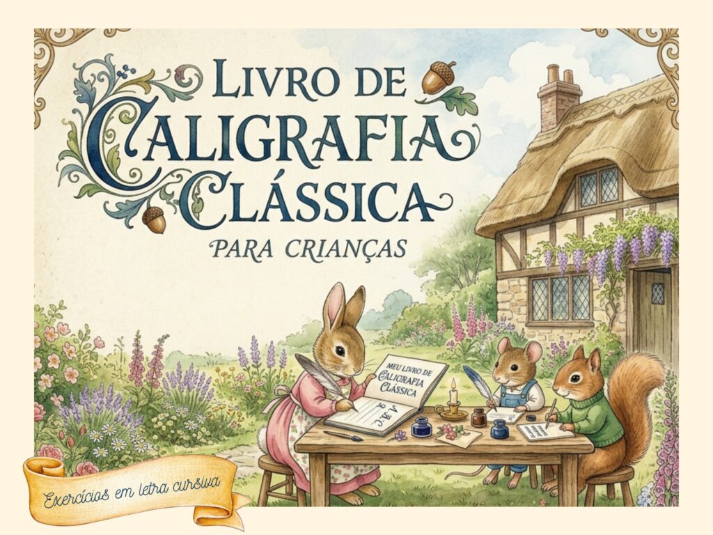 Caligrafia Clássica para crianças