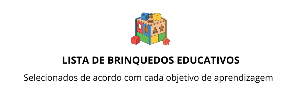 Lista de Brinquedos Educativos